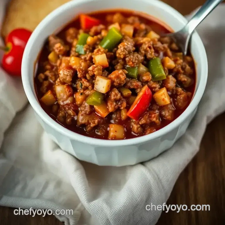 Hearty No-Bean Chili — A Bold Protein-Packed Classic Without the Beans presentation