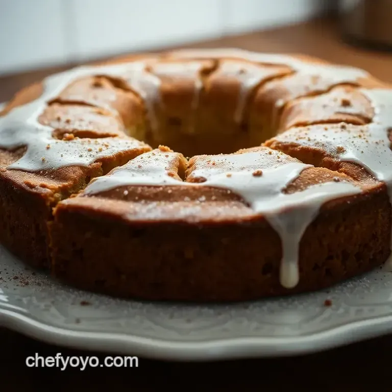 Heavenly Cinnamon Coffee Cake presentation