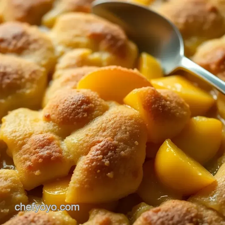 Heavenly Easy Peach Cobbler