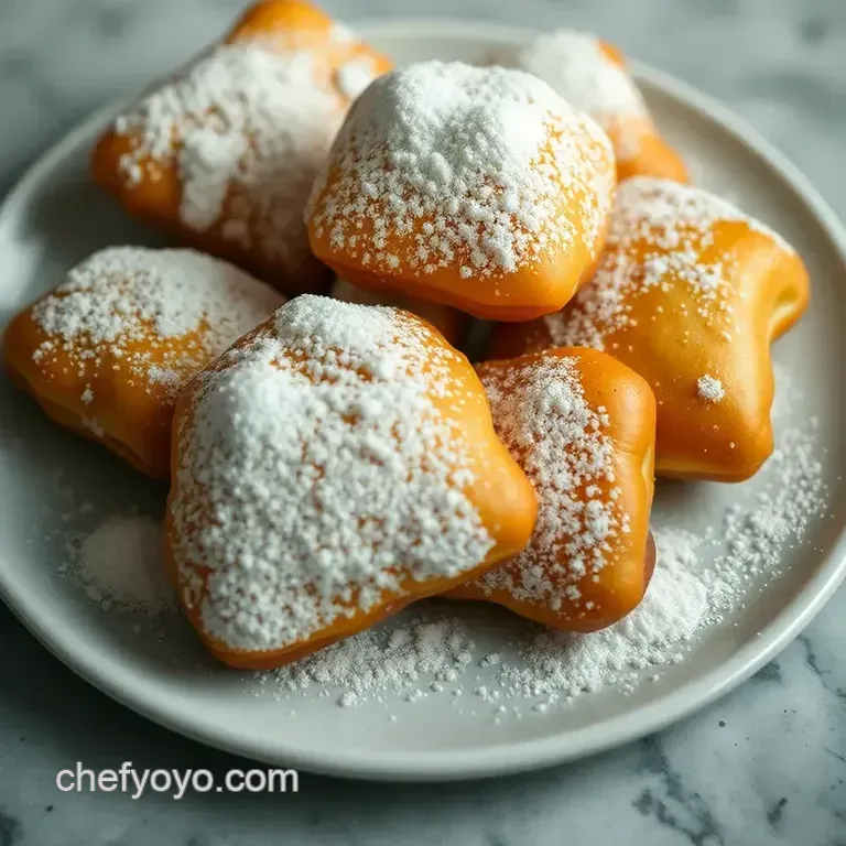 Heavenly Homemade Beignets presentation