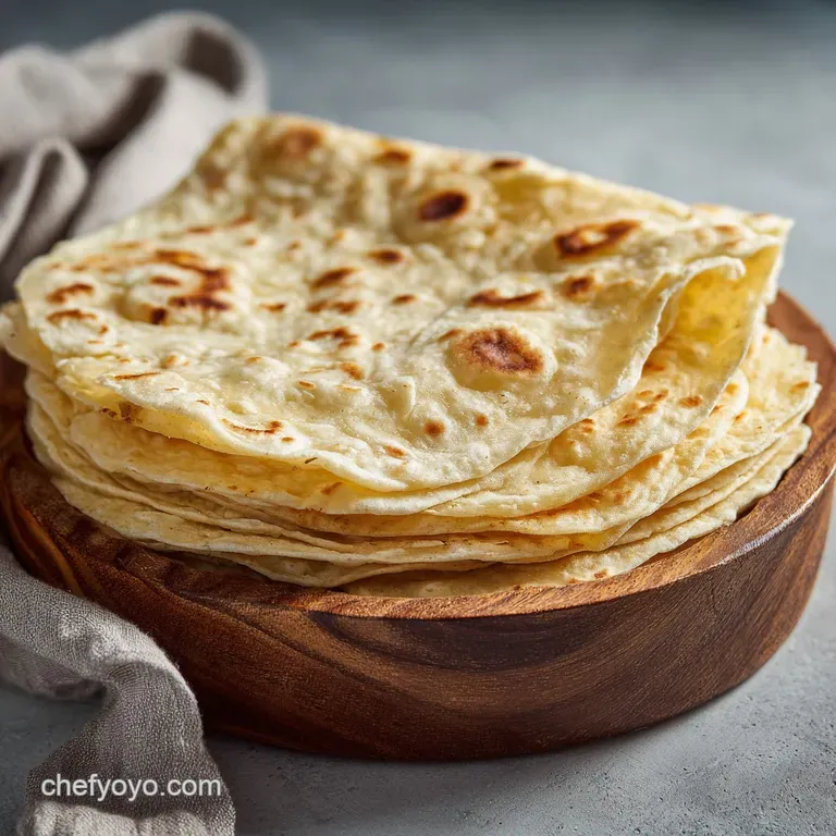 Homemade Flour Tortilla: Soft and Buttery