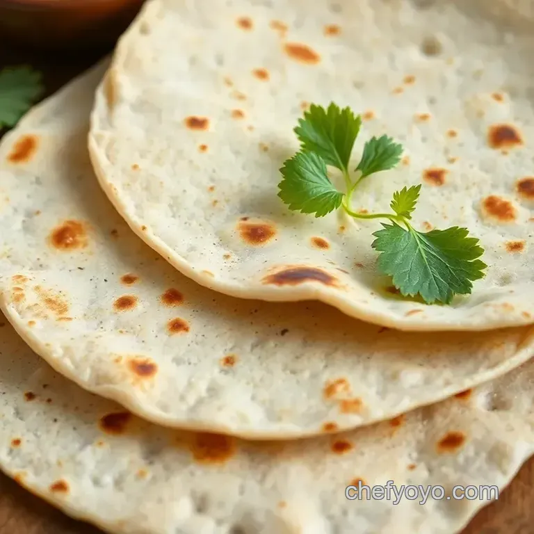 Homemade Flour Tortillas presentation