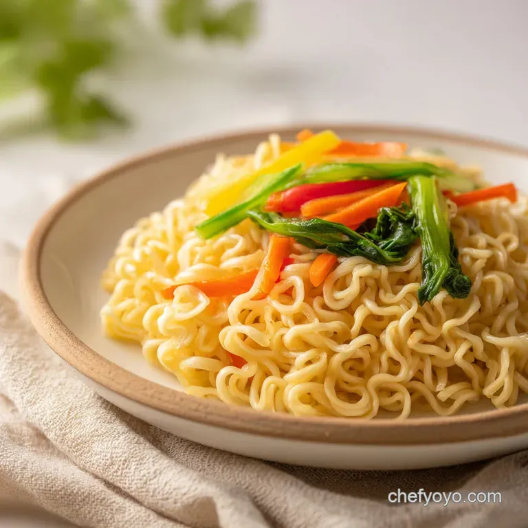 Homemade Ramen Noodles with Egg