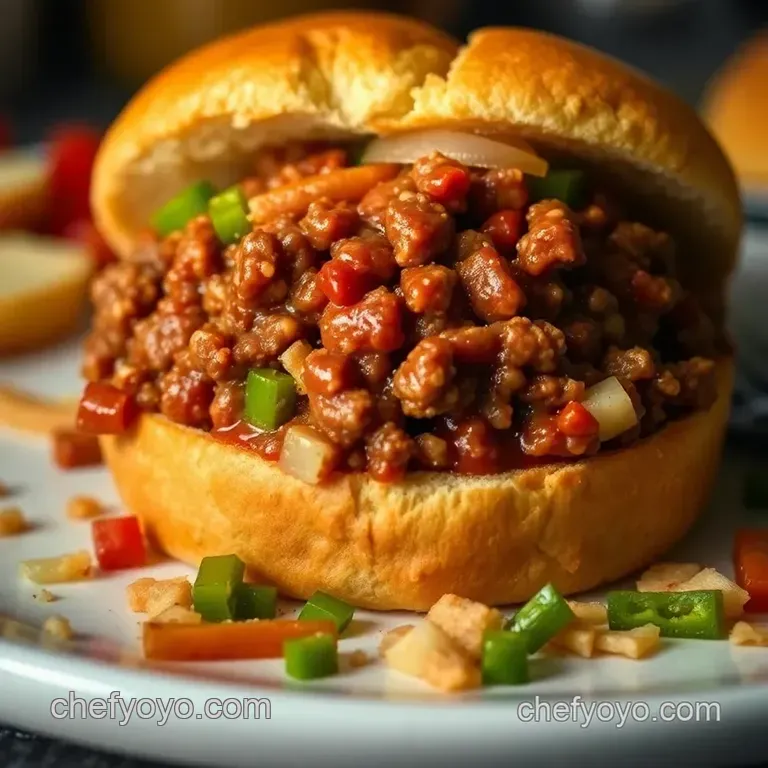 Homemade Sloppy Joes: The Ultimate Comfort Food Delight presentation