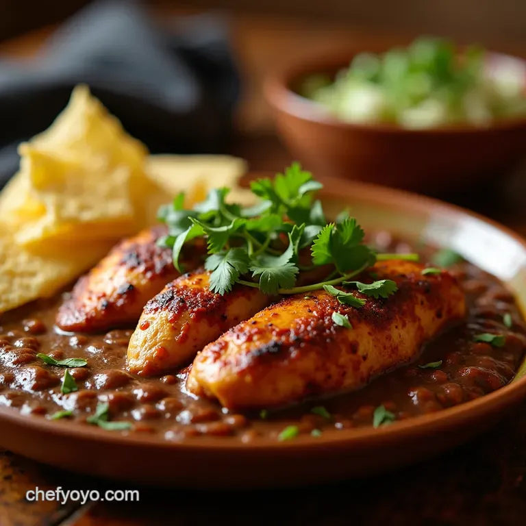 Irresistible Chicken Mole the Ultimate Comfort Classic presentation