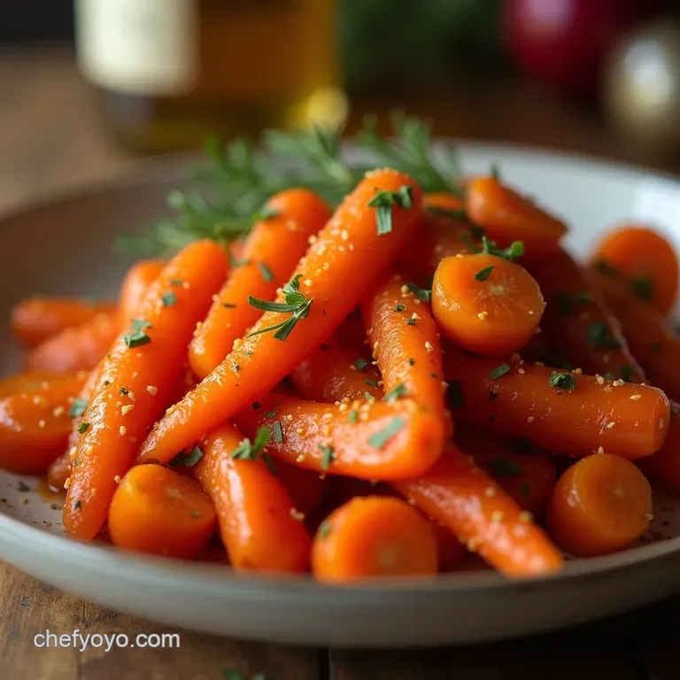 The Sunday Best Honeybutter Glazed Carrots Holiday Ready presentation
