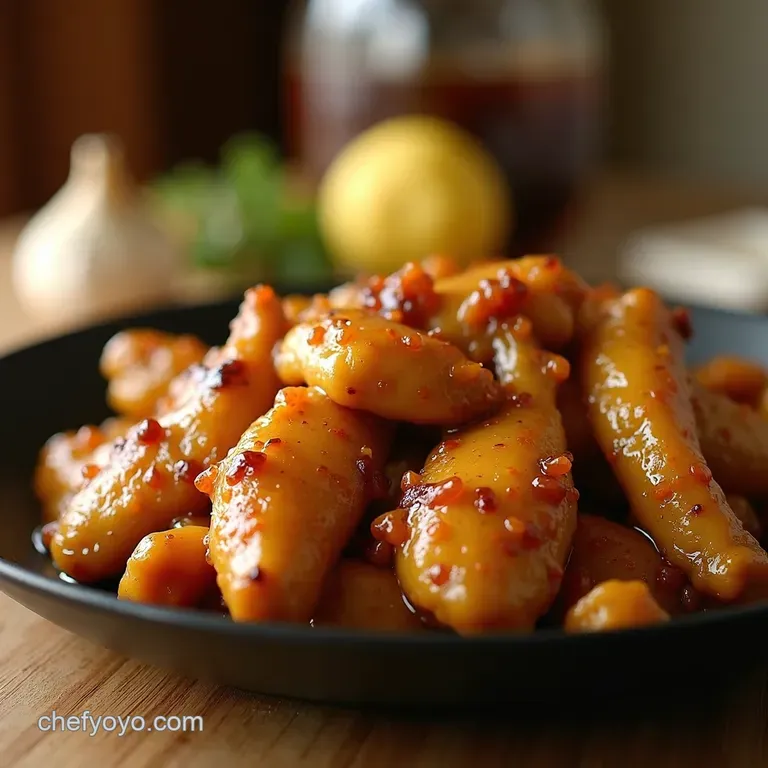 Honey Garlic Chicken Crockpot Bliss presentation