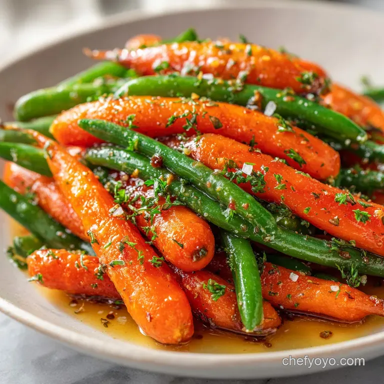 Honey Glazed Carrots Green Beans Recipe