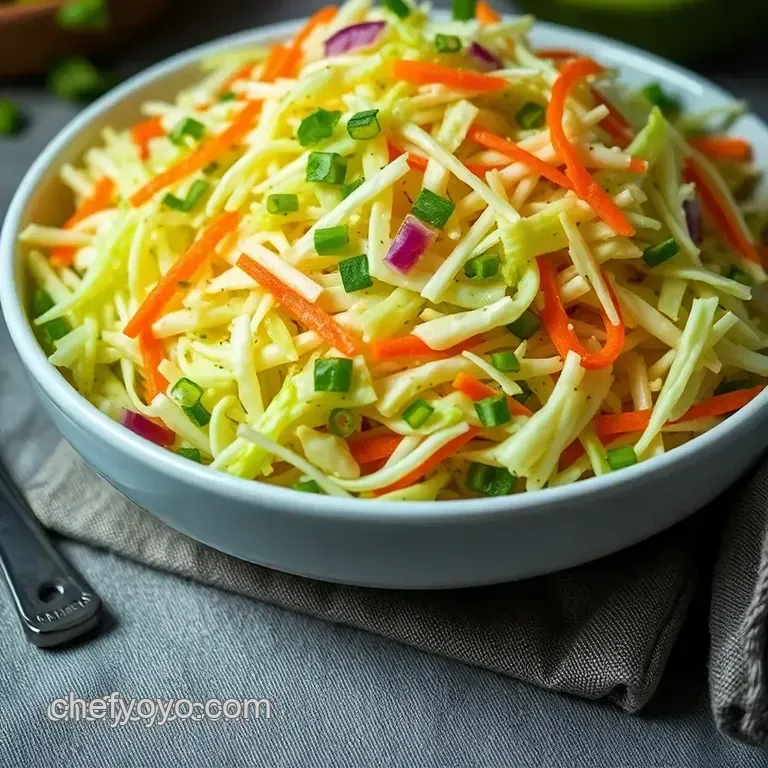 How to Make Homemade Coleslaw: a Classic Side Dish presentation