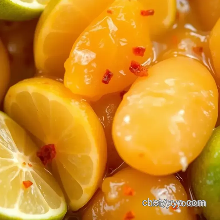 Tangy Lime Indian Pickle: Secrets for Zesty Flavor presentation