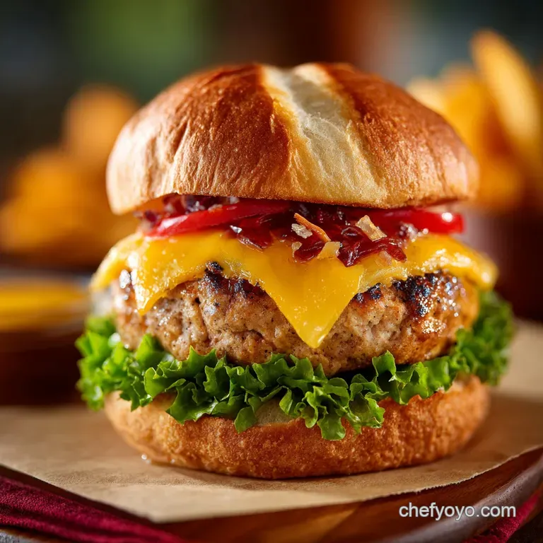 Inside Out Turkey Cheeseburger: Juicy Patties with a Secret Smoked Aioli