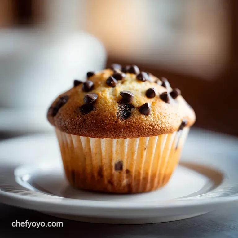 Irresistible Chocolate Chip Muffins with Vanilla