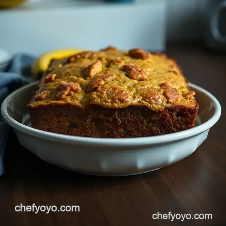 Irresistibly Moist Banana Bread presentation