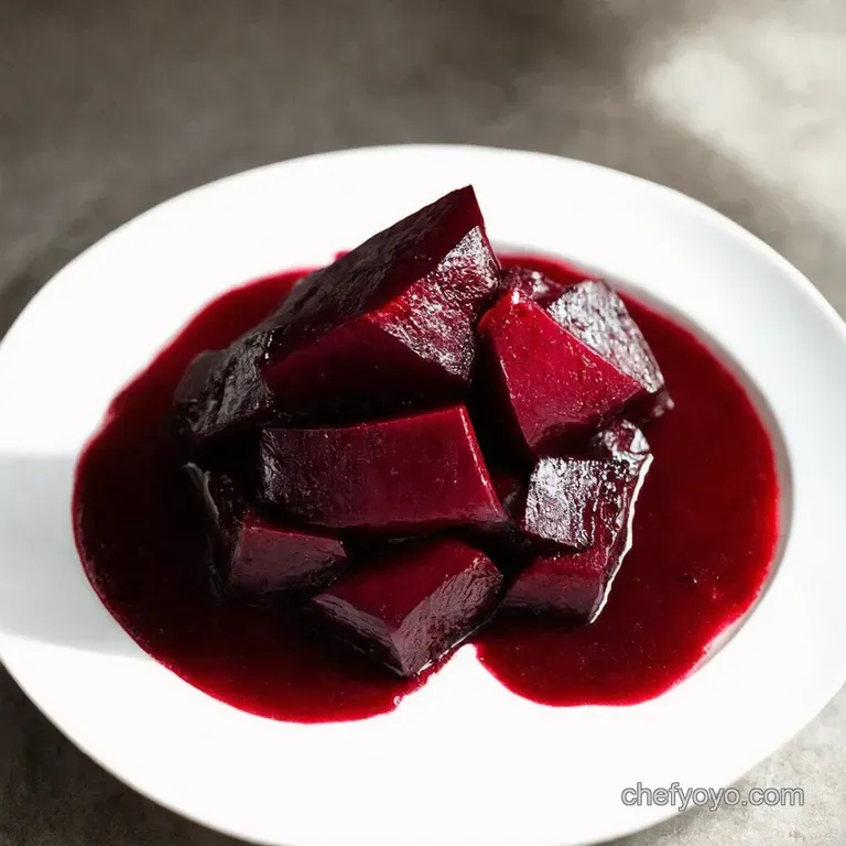 JewelToned Roasted Beets with Sweet Balsamic Glaze