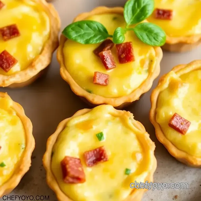 Justalittlebite recipe: 5 Amazing Mini Quiches for Your Next Brunch! presentation