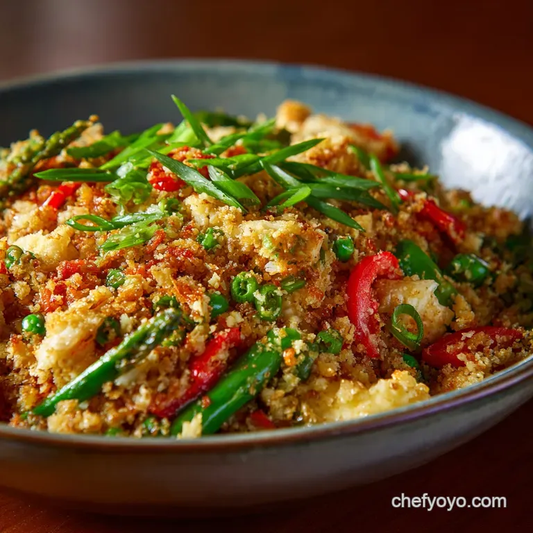 Low-Carb Cauliflower Fried Rice: the Ultimate Fakeaway Recipe presentation