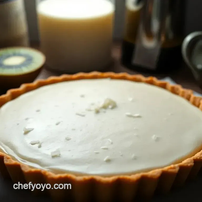 Kiwifruit Tart with Coconut Cream