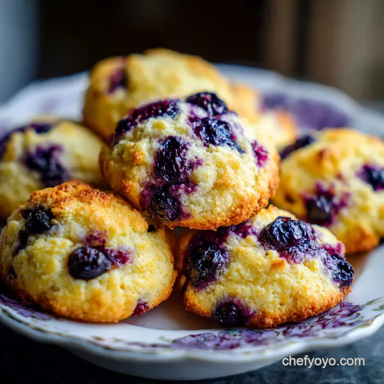 Lemon Blueberry Cookies: Soft and Chewy