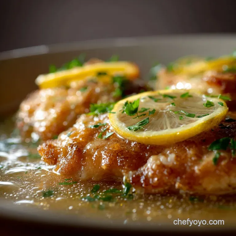 Chicken Francese: Elegant Lemon Butter Cutlets Ready in Under 40 Minutes presentation