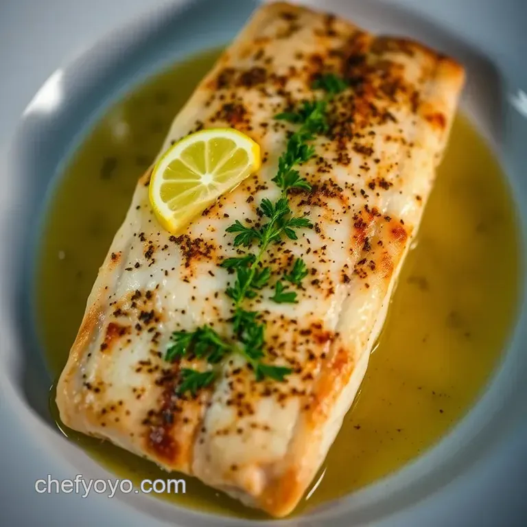 Lemon Herb Baked Mahi Mahi Recipe presentation