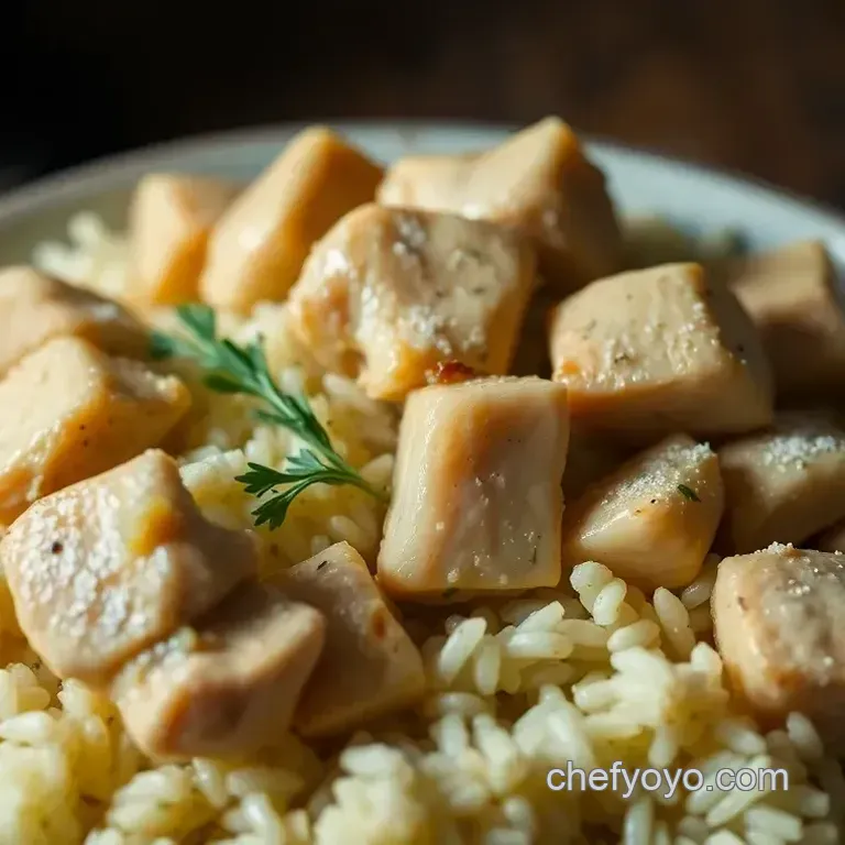 Lemon Herb Chicken and Rice Comfort Bowl
