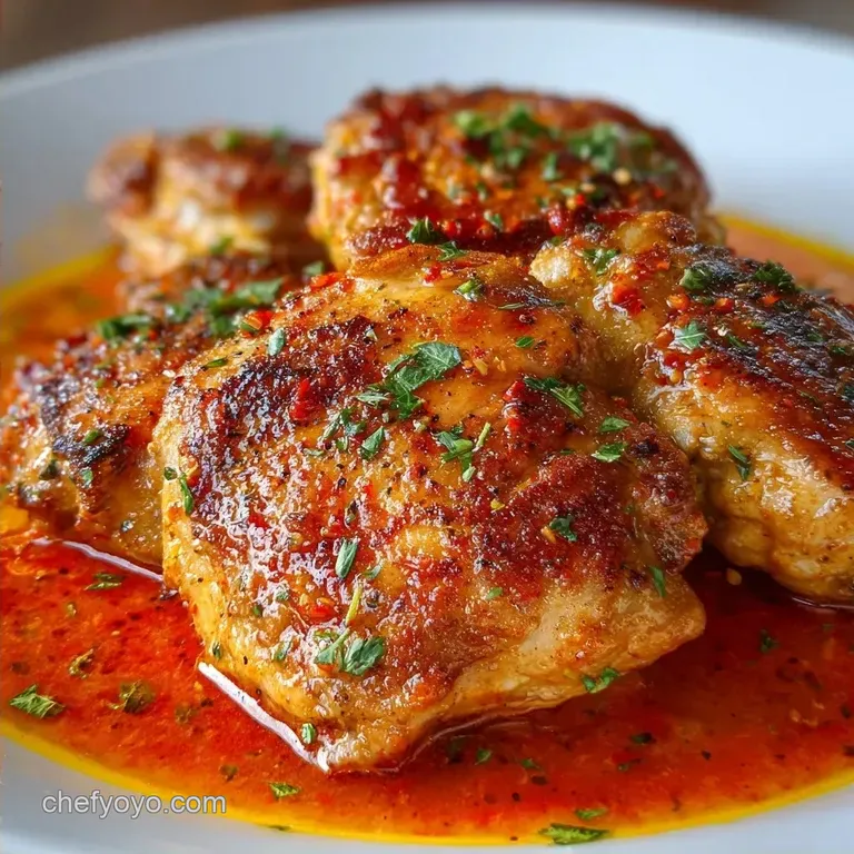 Lemon Red Pepper Chicken: Tangy and Vibrant
