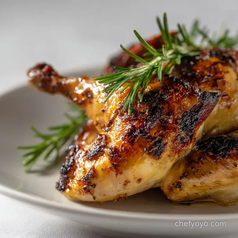 Cornish Hen Recipe: Juicy Crispy Skin Rosemary Flavor