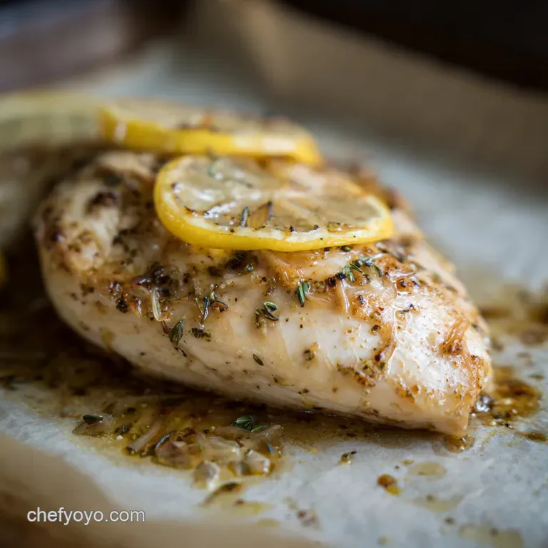 LemonHerb Butter Baked Chicken presentation