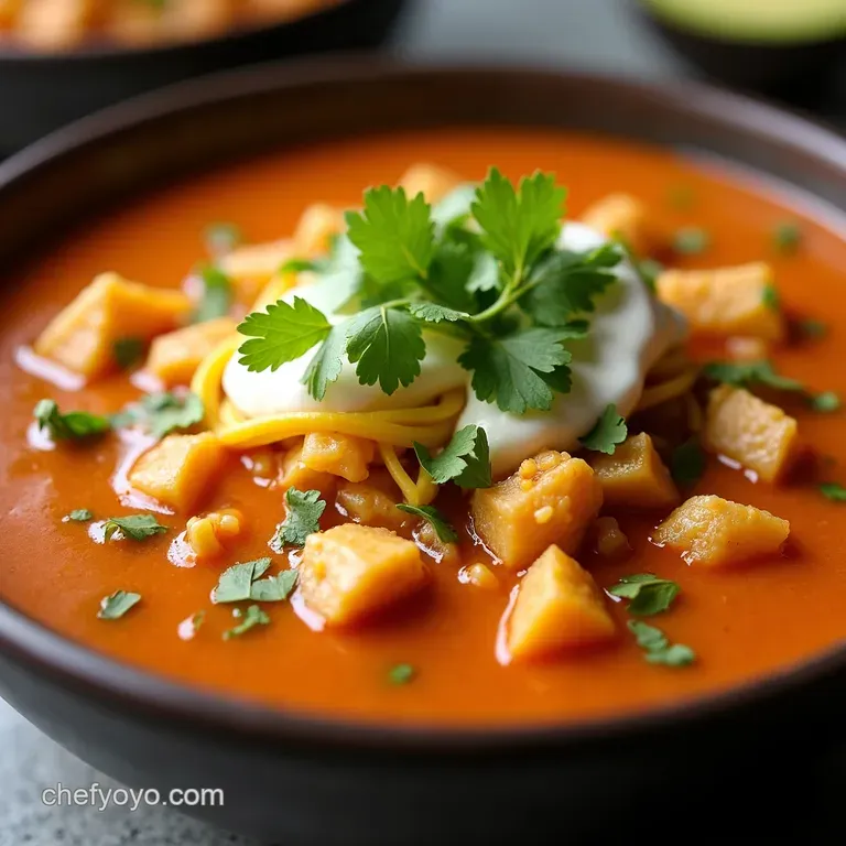 Smoky Southwest Chicken Tortilla Soup Keto Low Carb Friendly