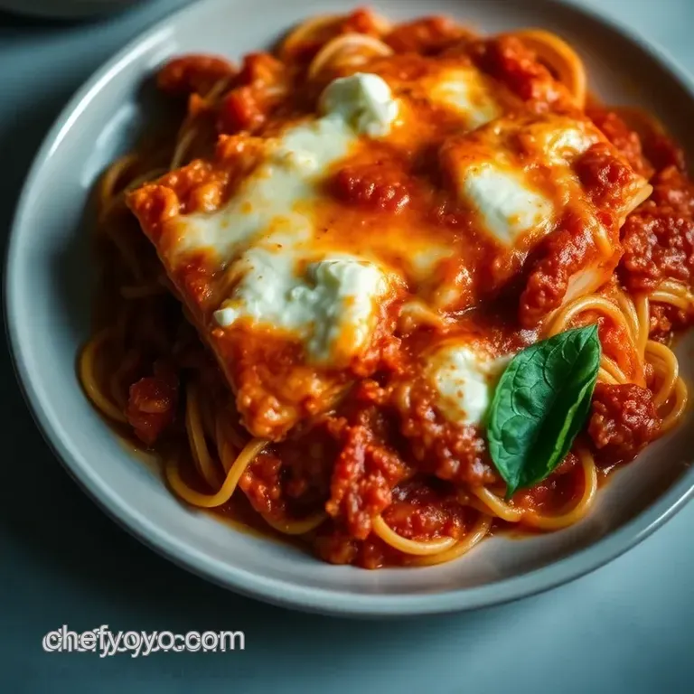 Luscious Lasagna with Creamy Cottage Cheese presentation