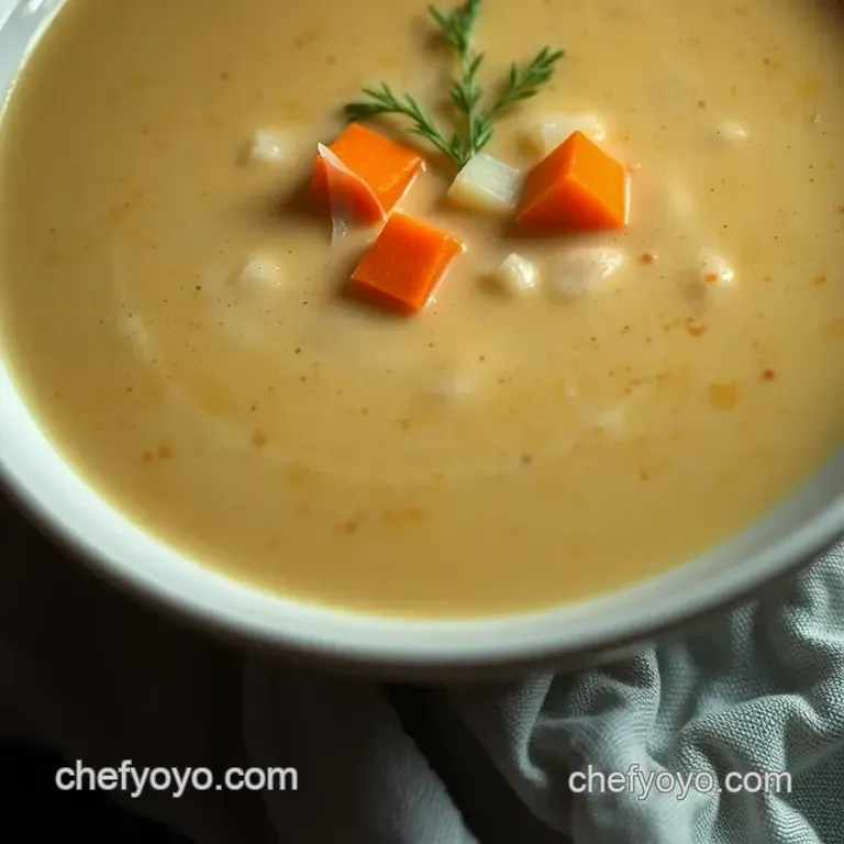 Luxurious Crab Bisque: A Creamy Seafood Delight presentation