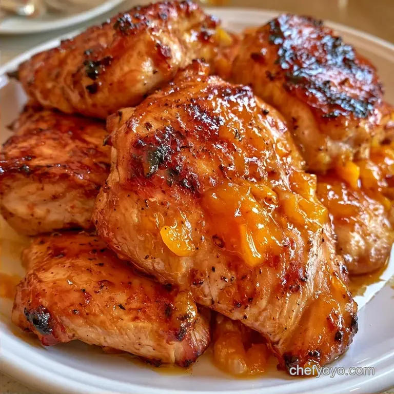 Pan-Seared Mango Habanero Chicken