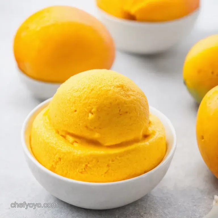 Mango Tango Naturally Creamy Mango Sorbet
