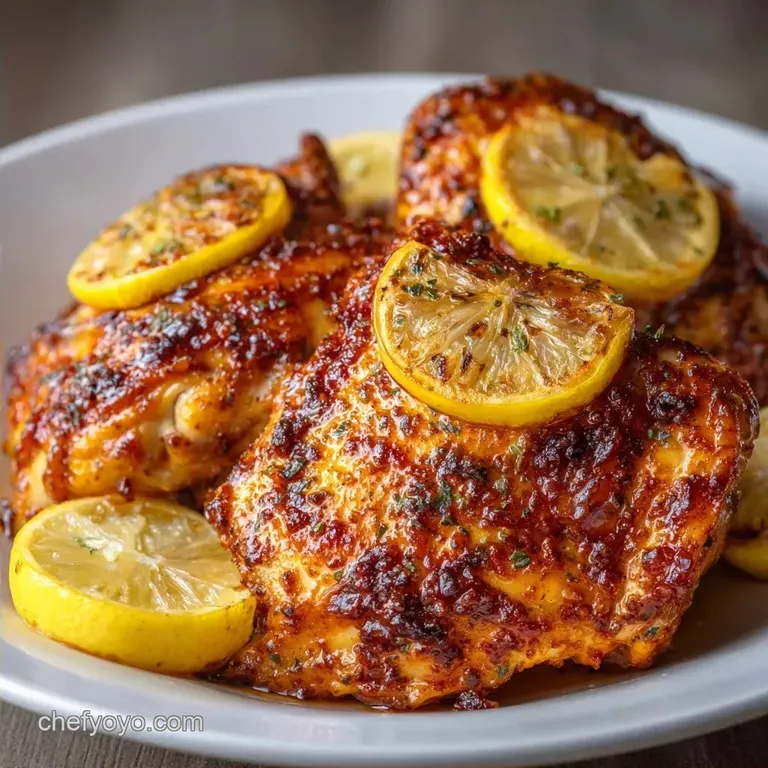 Mediterranean Baked Chicken Thighs: Crispy and Golden