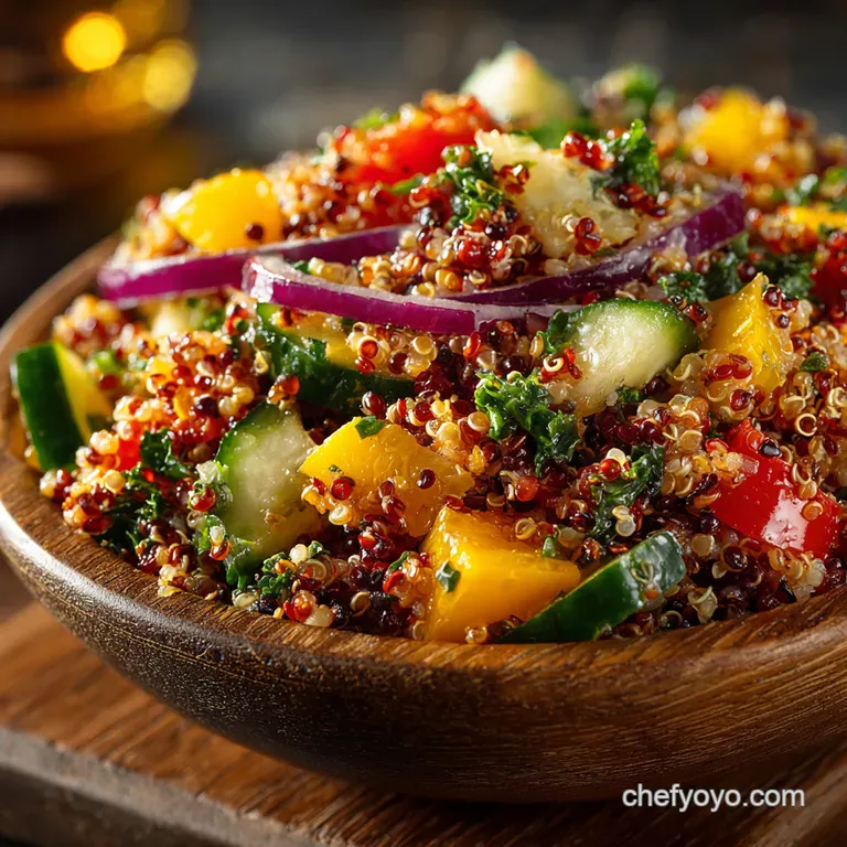 Mediterranean Quinoa Power Bowl Salad