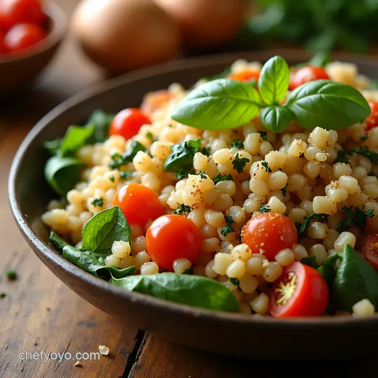 Mediterranean Quinoa Salad Speedy Weekday Wonder presentation