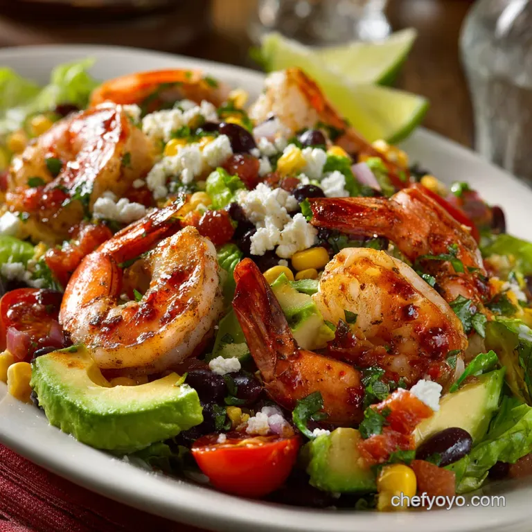 Mexican Shrimp Cobb Salad: the Baja Boardroom Recipe presentation