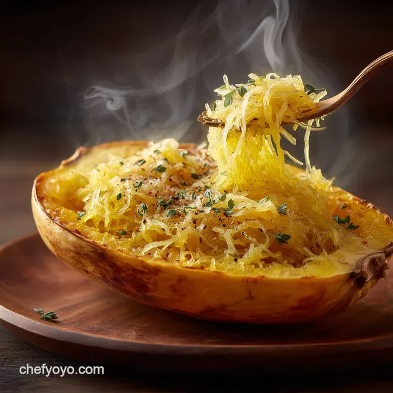 Microwave Spaghetti Squash: Perfectly Tender Fluffy in Just 20 Minutes presentation
