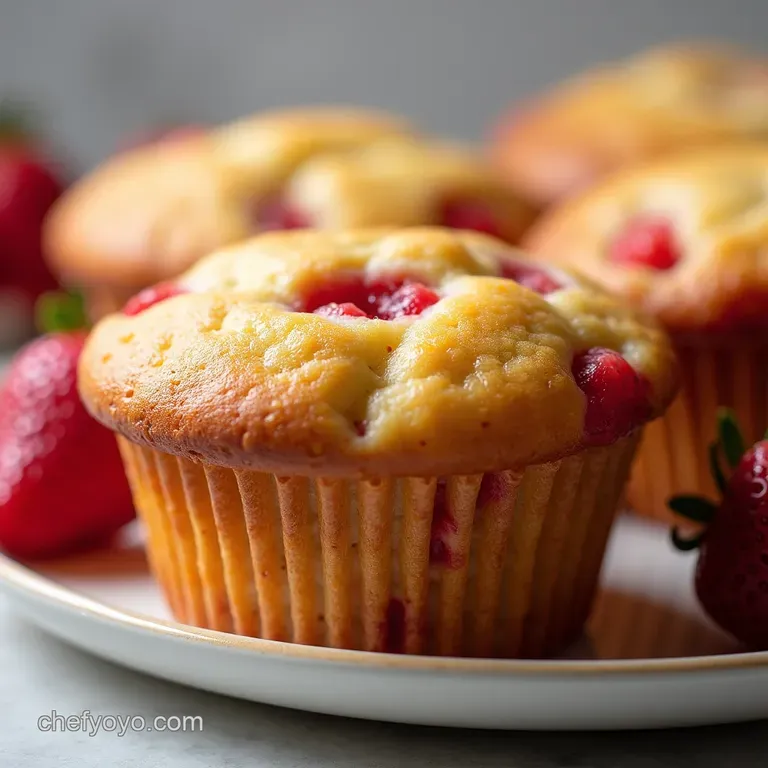 Sunshine Cream The Ultimate Moist Strawberry Cottage Cheese Muffins