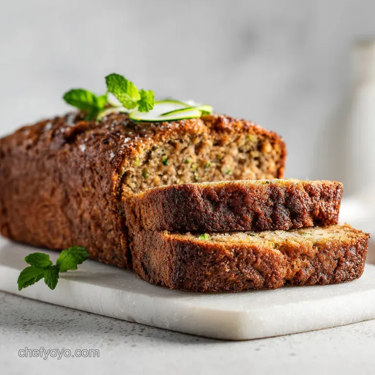 Zucchini Bread: Chefs Ultimate Moist Loaf presentation
