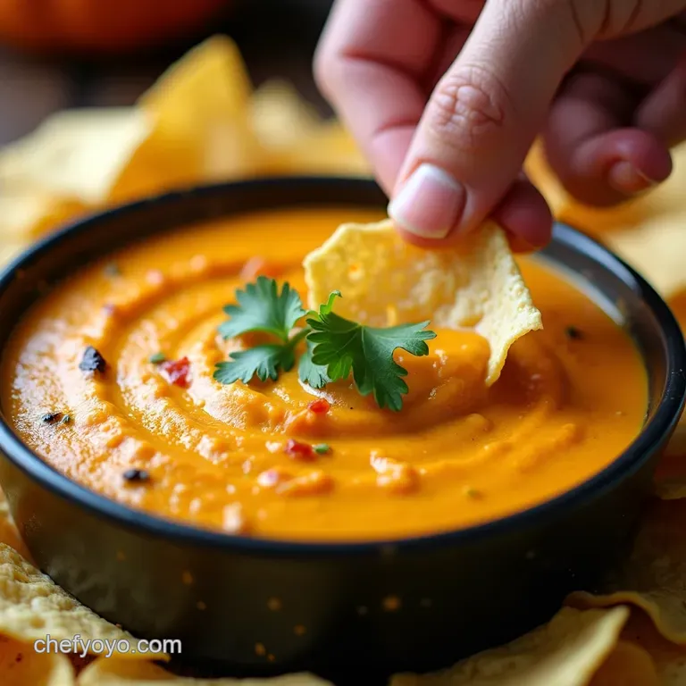 Monster Mash Queso Dip with Tombstone Tortilla Chips