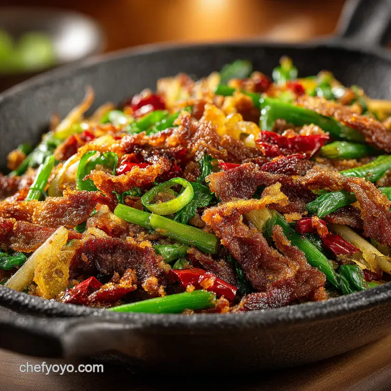 Mu Shu Beef a Speedy Weeknight Stirfry presentation