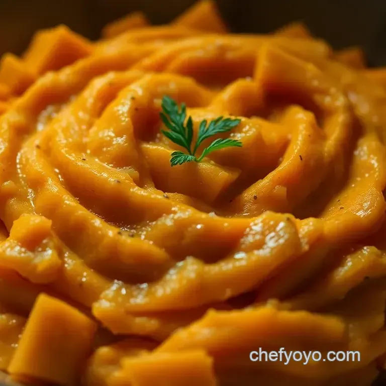 Murasaki Sweet Potato Mash with Maple Pecan Topping