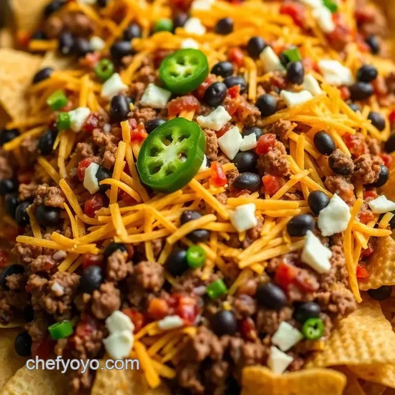 Nacho Grande: Ultimate Loaded Nachos Recipe presentation