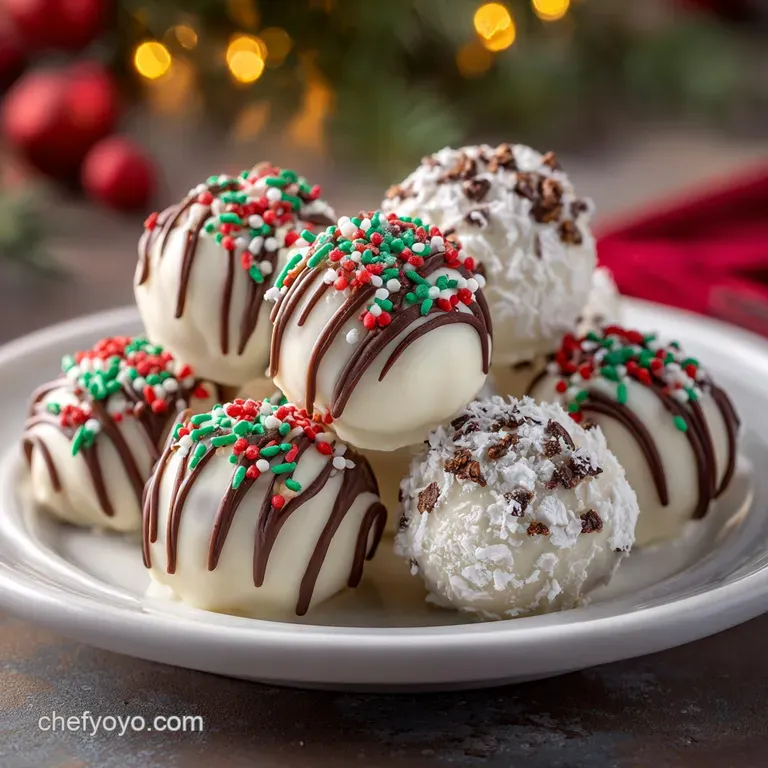 Little Debbie Christmas Tree Cake Truffles: the Ultimate Easy No-Bake Holiday Treat presentation