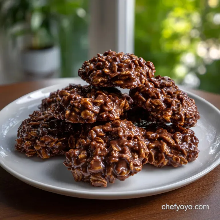 No Bake Chocolate Oatmeal Cookies: Fudgey & Fast