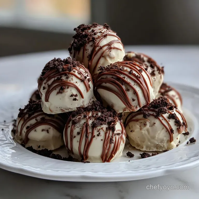 Oreo Balls: the Easy No-Bake Dessert Truffles presentation