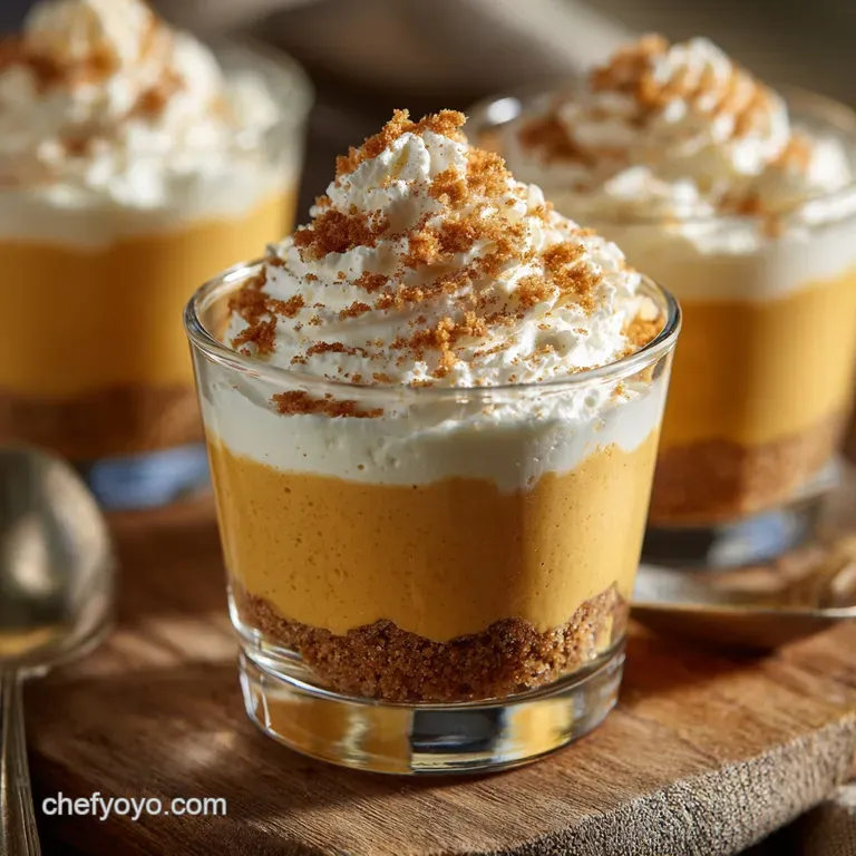 Pumpkin Cheesecake Shooters: the Ultra-Creamy No-Bake Recipe presentation