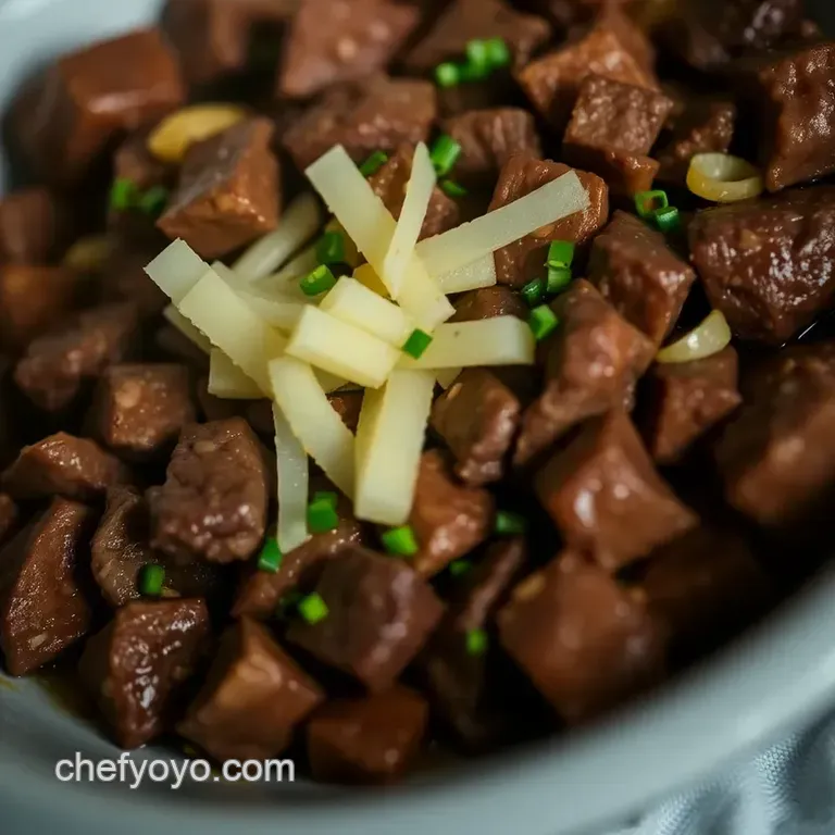 No Peek Beef Tips - A Flavorful Comfort Classic presentation