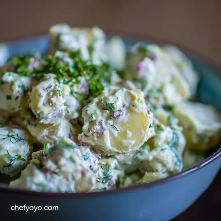 NoFuss Perfect Potato Salad presentation